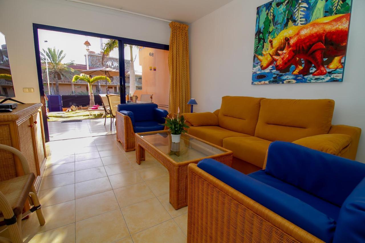 Villa Duplex Meloneras With Free Wifi And Private Garden Extérieur photo